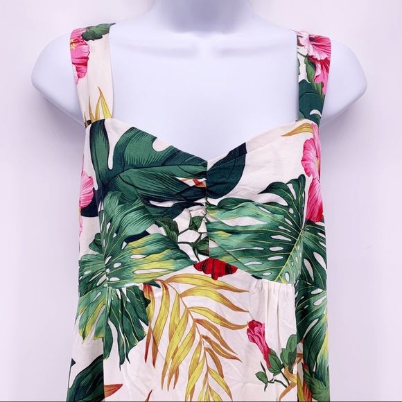 VINTAGE Hawaiian Summer Dress Size M/L - Picture 2 of 8
